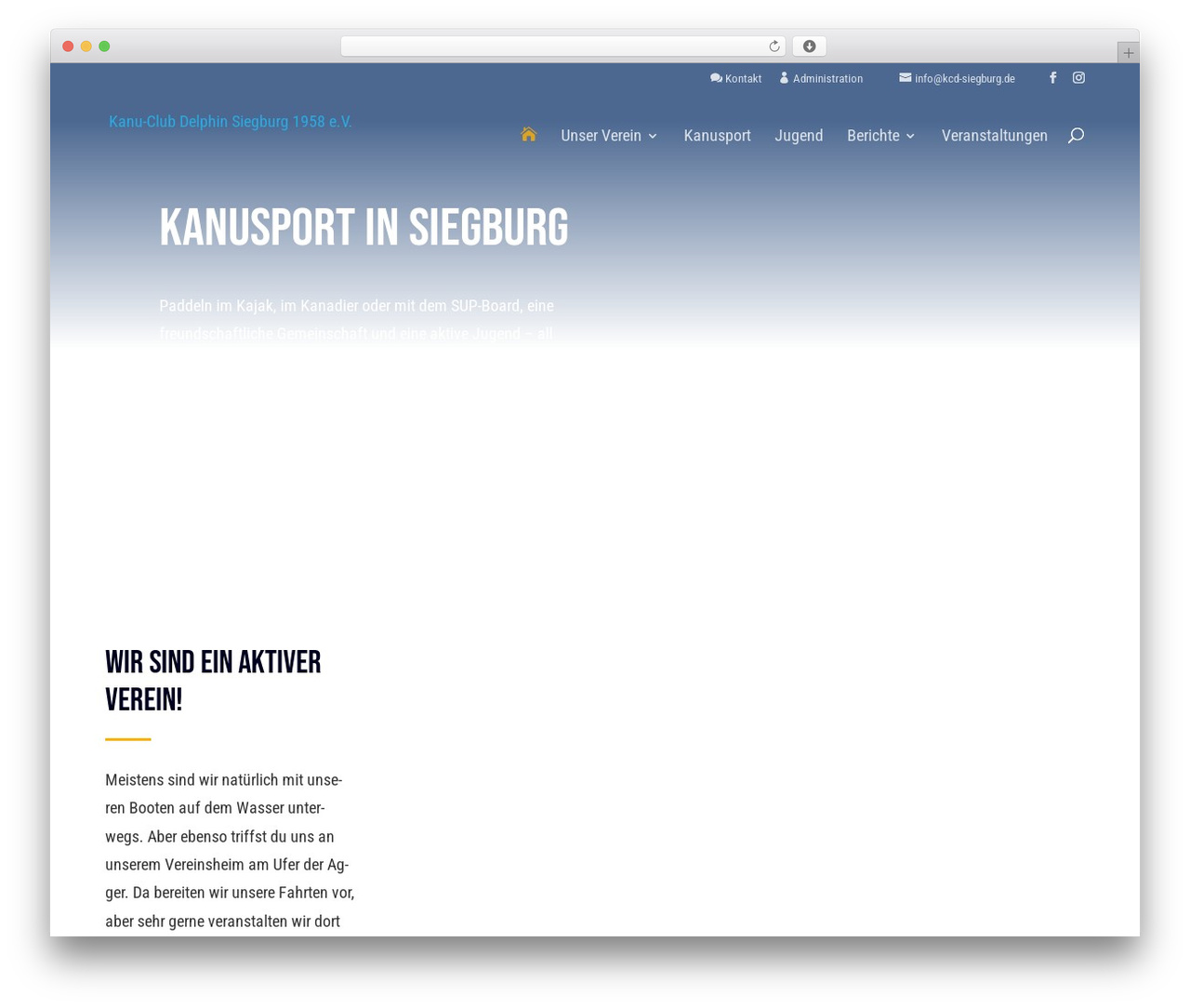 WordPress theme Divi - kcd-siegburg.de