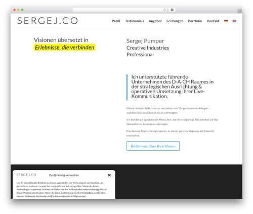 Divi fixed mobile menu WordPress plugin - sergej.co