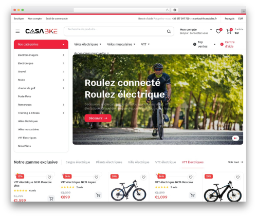Partdo core WordPress plugin - casabike.fr