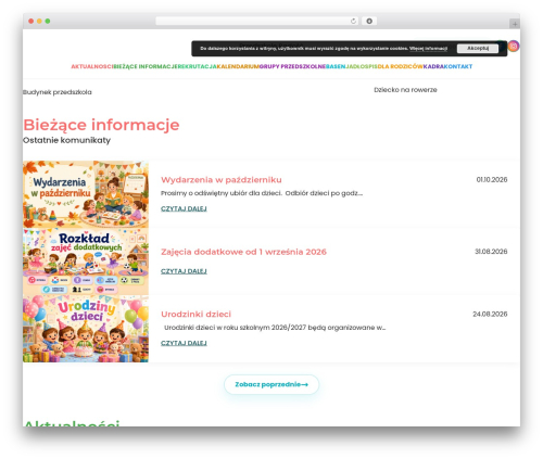 WordPress theme Radosc Theme - radosc.com