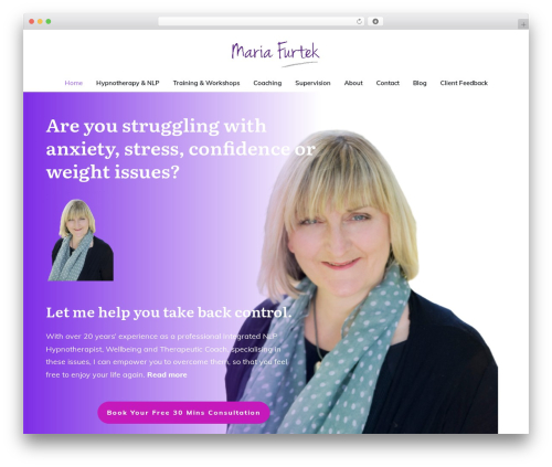 Hide widget title WordPress plugin - mariafurtekhypnotherapy.com