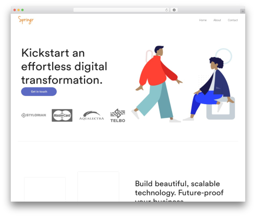 WordPress theme Webify - springr.in