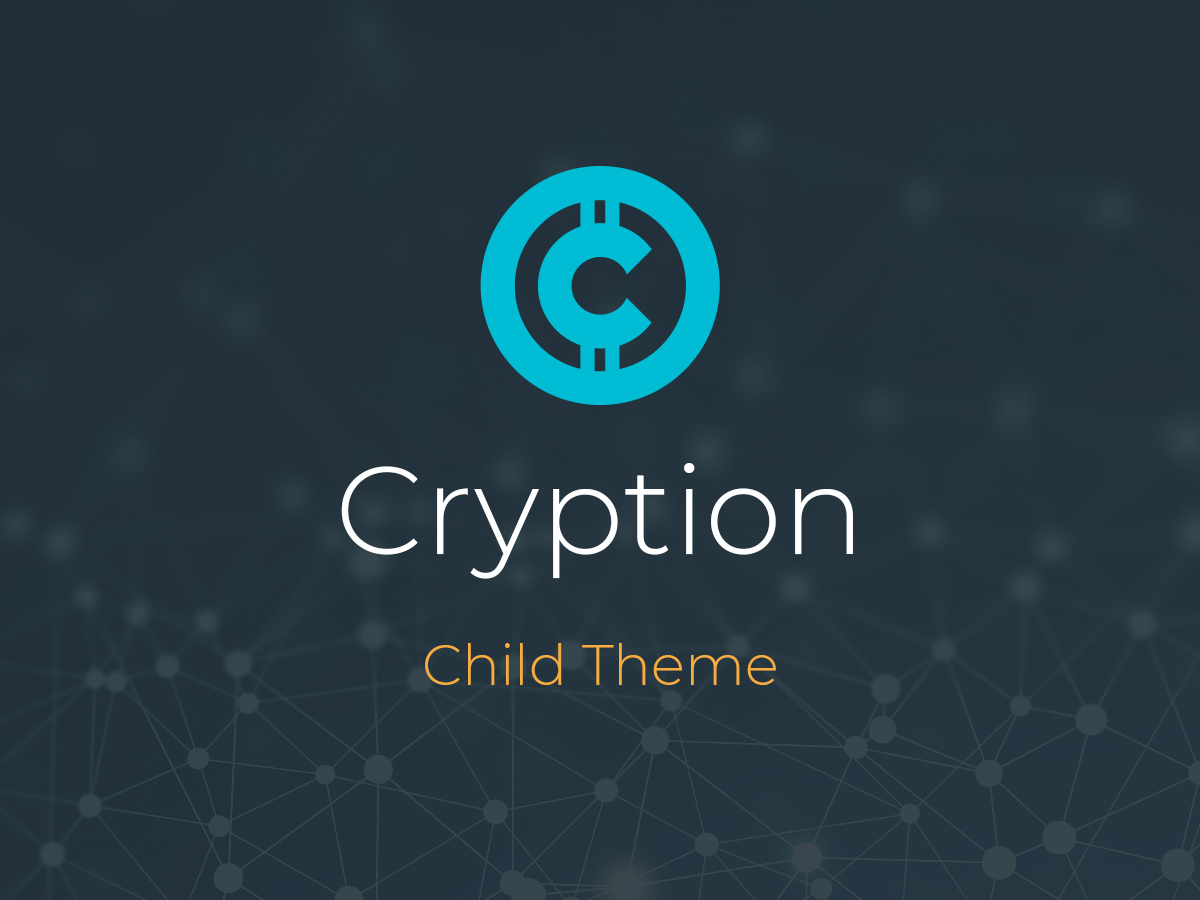 Cryption Child WordPress website template