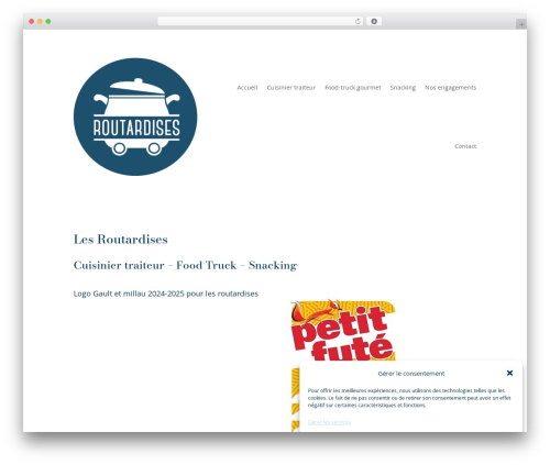 Divi WordPress theme design - routardises.com