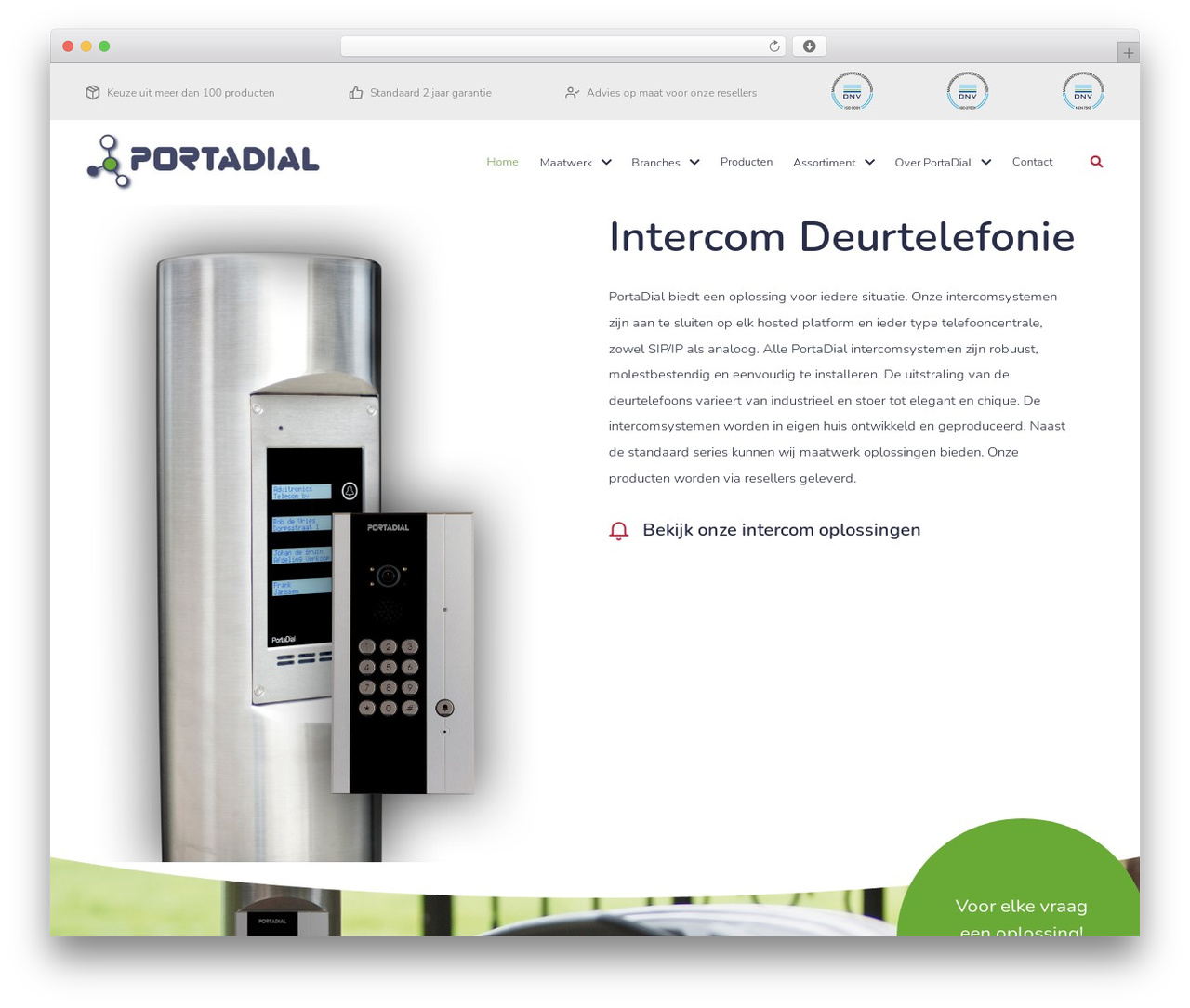 Prode Theme Advitronics WordPress theme - portadial.nl