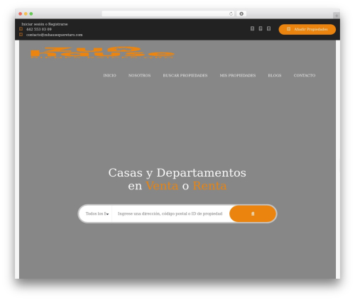 Theme WordPress Benaa - zuhausequeretaro.com