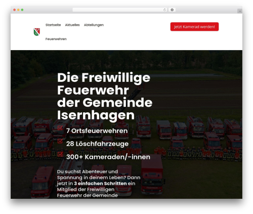 Theme WordPress Divi - freiwillige-feuerwehr-isernhagen.de