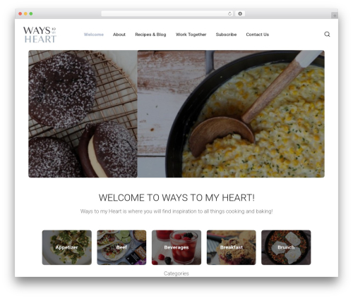 WordPress theme Especio - waystomyheart.com