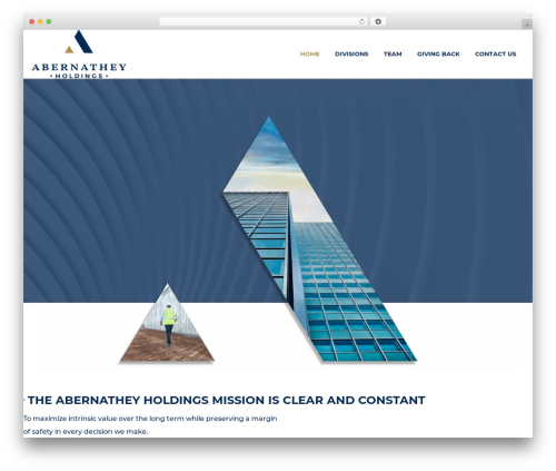 Beaver Builder Theme company WordPress theme - abernatheyholdingco.com
