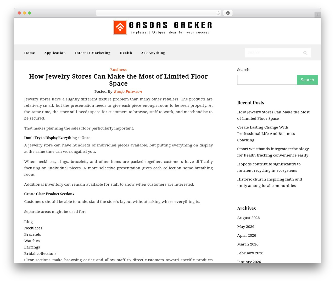 BlogStart theme WordPress - basbasbacker.net BlogStart theme WordPress - basbasbacker.net