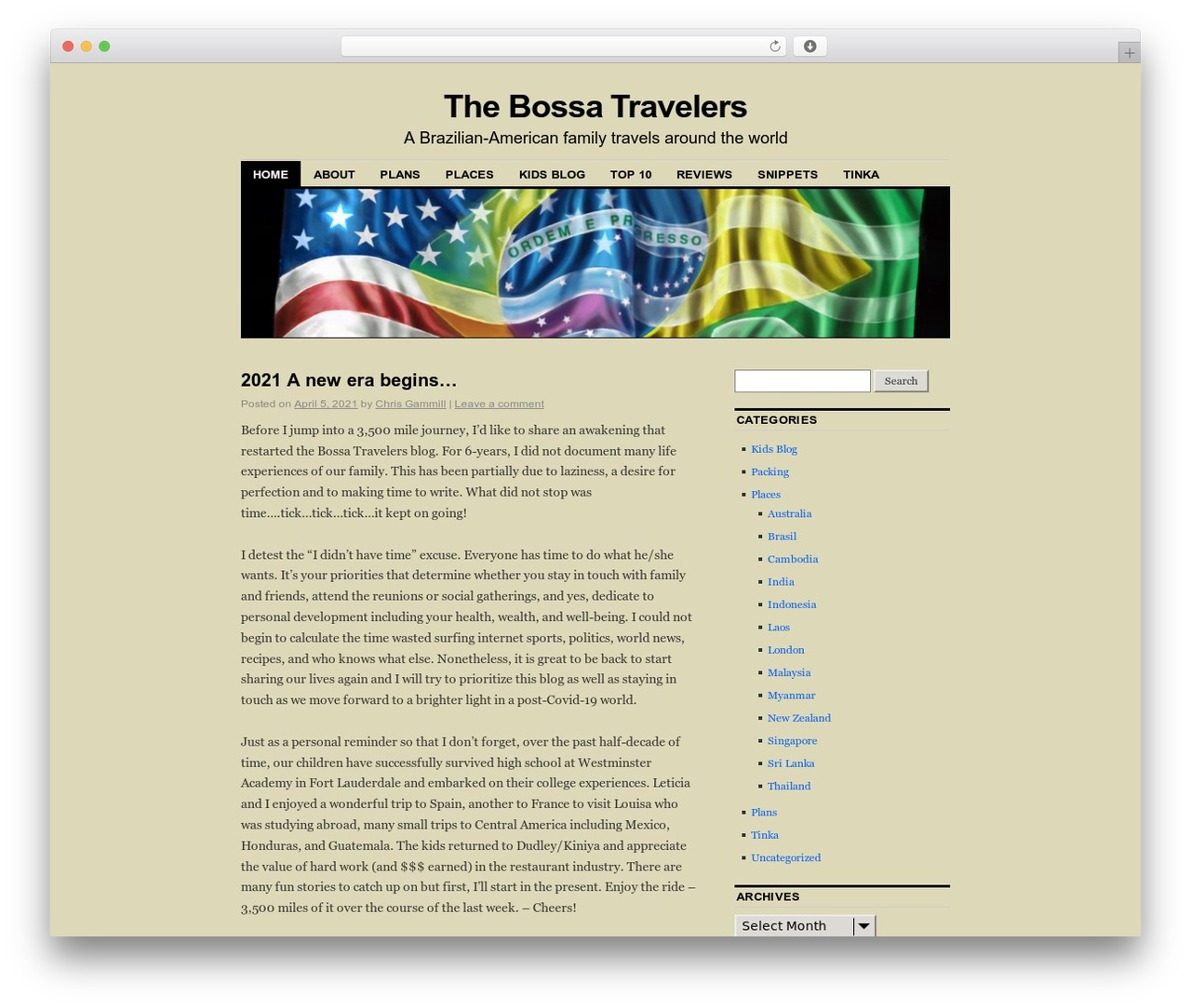 Coraline WordPress travel theme - thebossatravelers.com