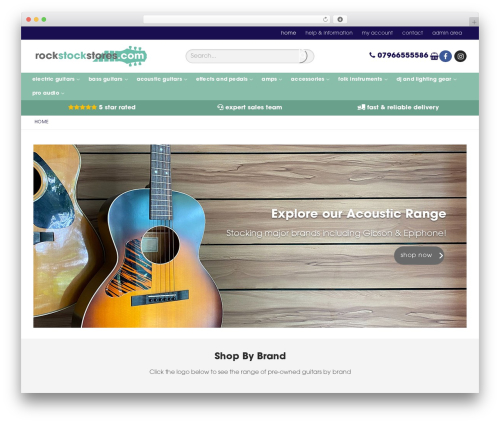 Customify WordPress website theme - rockstockstores.com