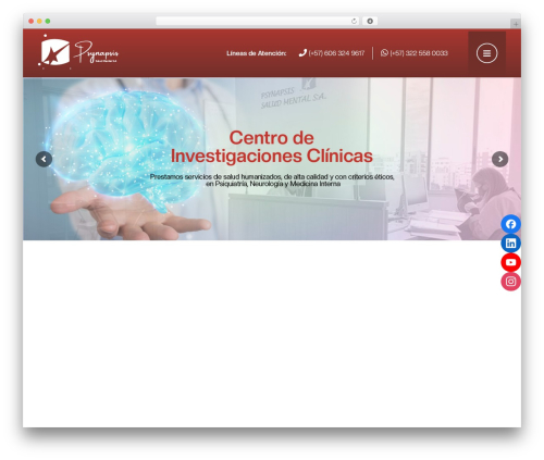 Datosfera best WordPress theme - psynapsisalud.com