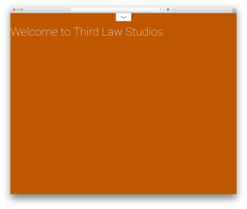 Fullpane WordPress theme - thirdlawstudios.com