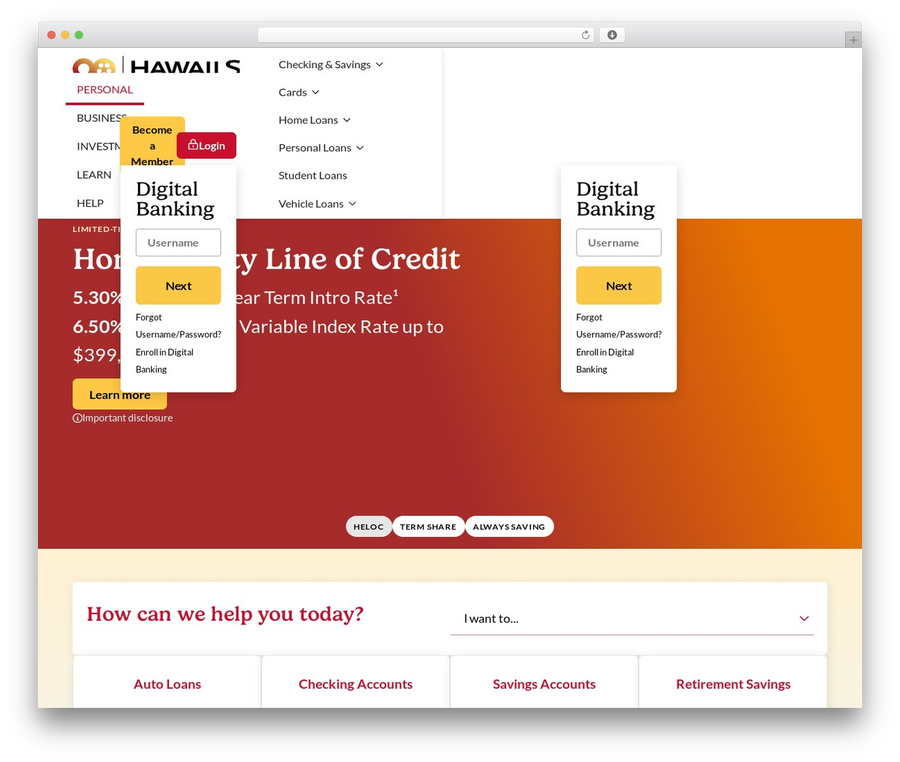 HSFCU WordPress theme - hawaiistatefcu.com HSFCU WordPress theme - hawaiistatefcu.com