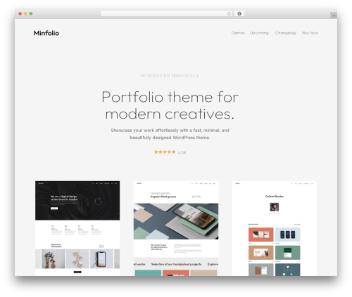 Minfolio core WordPress plugin - minfolio.caliberthemes.com
