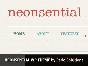 Neonsential theme WordPress by Padd Solutions