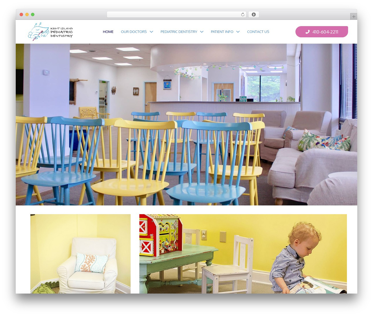 Pro WordPress theme - kipediatricdentistry.com