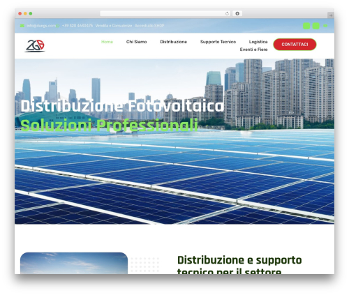 Solor WordPress theme design - duegs.com