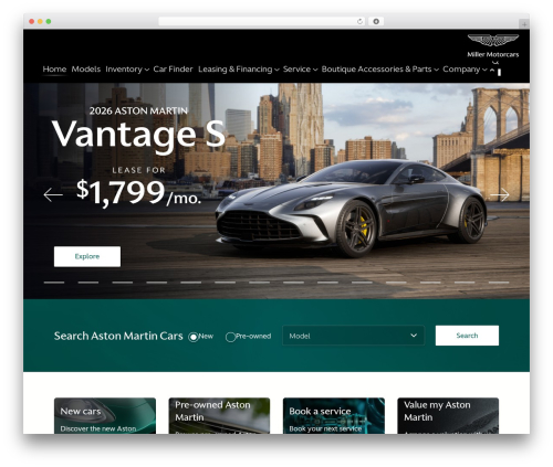 Theme WordPress aanWordpress - astonmartinofgreenwich.com