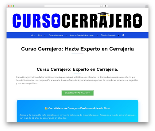 Theme WordPress Hostinger Affiliate - cursocerrajero.com