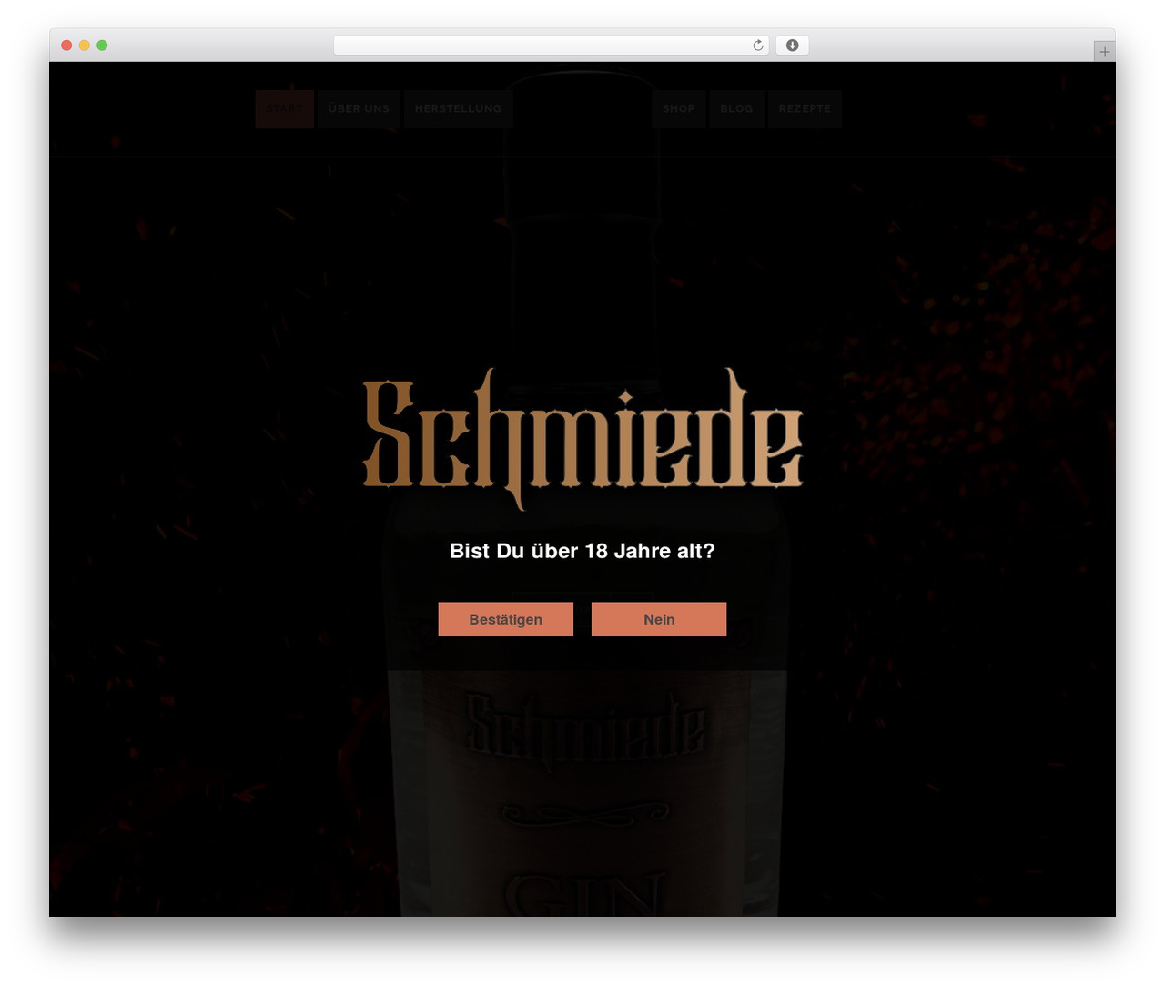 Theme WordPress Moose - schmiede-gin.de