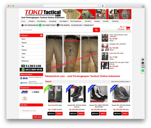 Theme WordPress WPGROSIR - tokotactical.com