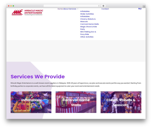 Vcparticlesbackground WordPress plugin - themiraclemagic.com
