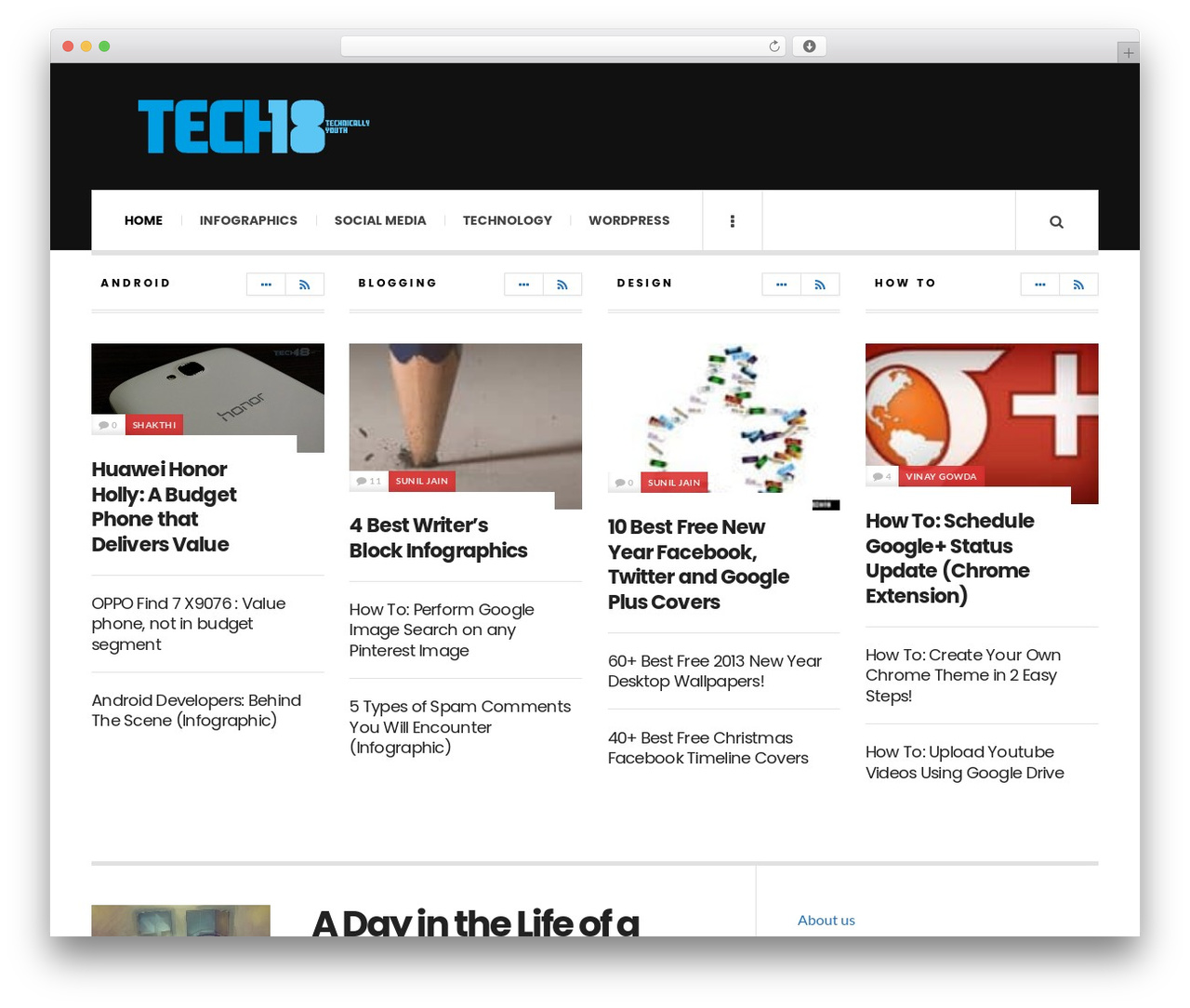 WordPress theme JustWrite - tech18.com WordPress theme JustWrite - tech18.com