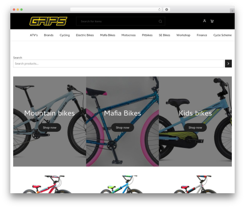 WordPress theme Razzi - gripsbikes.co.uk