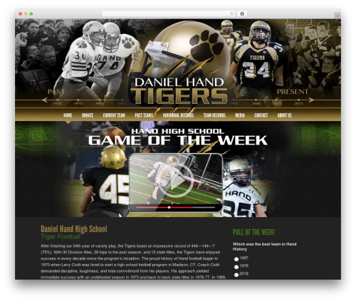 Slidedeck2 personal WordPress plugin - tigerpridefootball.com