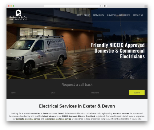 WordPress theme Dancing Badger - roberts-electrical.com