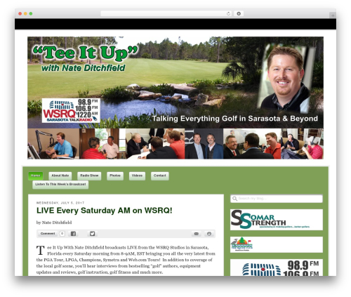 WordPress theme Get Noticed! - teeitupradio.com