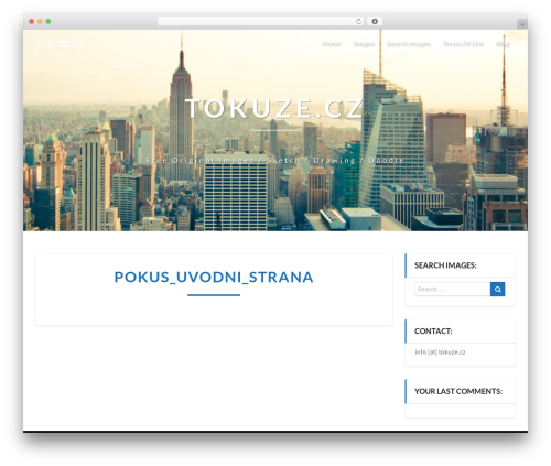 WordPress theme Lighthouse - tokuze.cz
