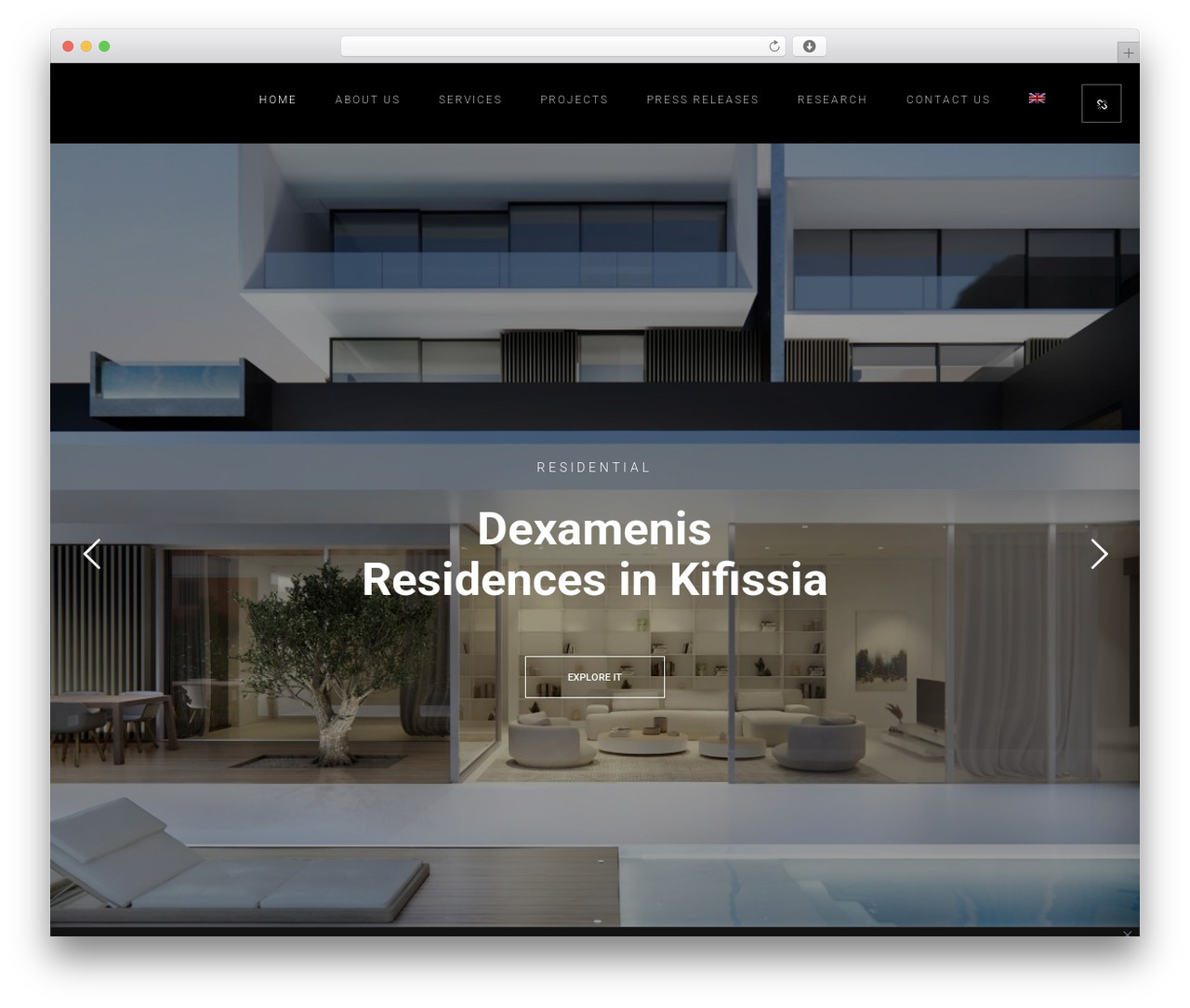 WordPress theme Prague - parthenios.com