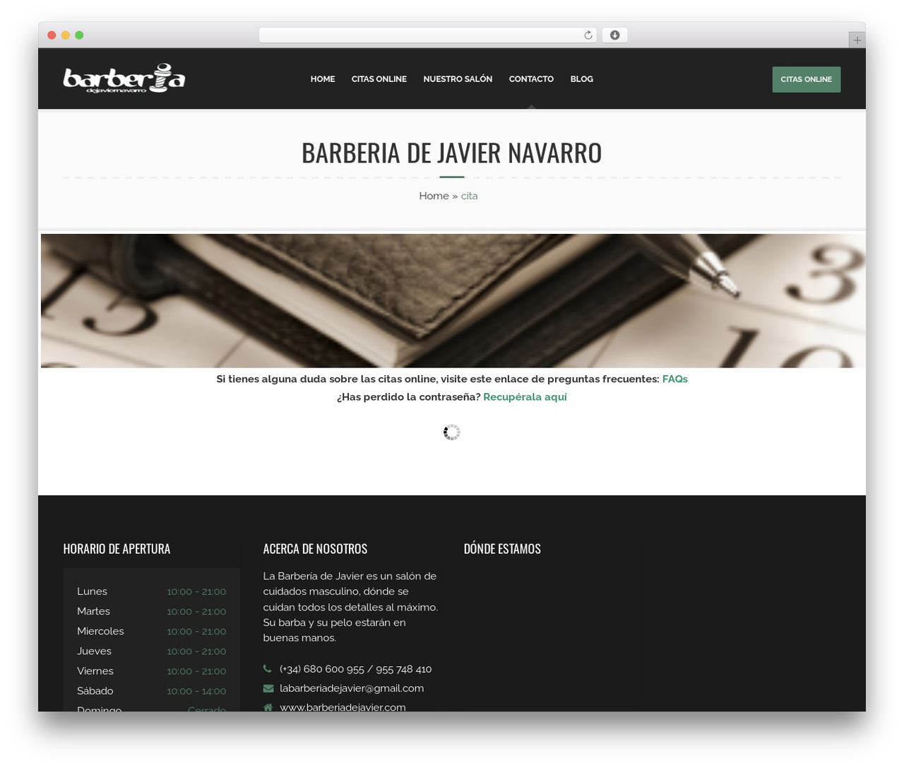 Barber - Wordpress Theme theme WordPress - barberiadejavier.com Barber - Wordpress Theme theme WordPress - barberiadejavier.com