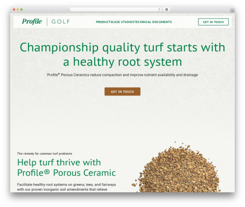 Epicstrap WordPress theme - profilegolf.com