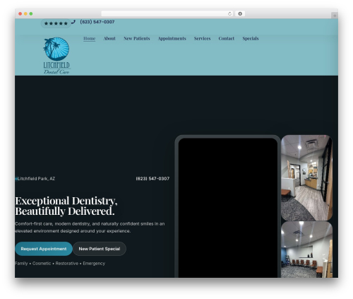 Accessibility plus WordPress plugin - litchfielddentalcare.com
