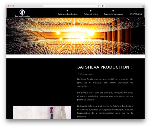 Template WordPress Electron - batsheva-production.com