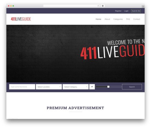 Theme WordPress Classify - 411liveguide.com
