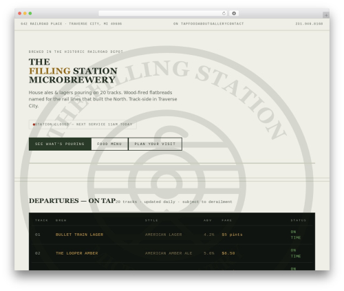 WordPress theme Developer Starter BD - thefillingstationmicrobrewery.com