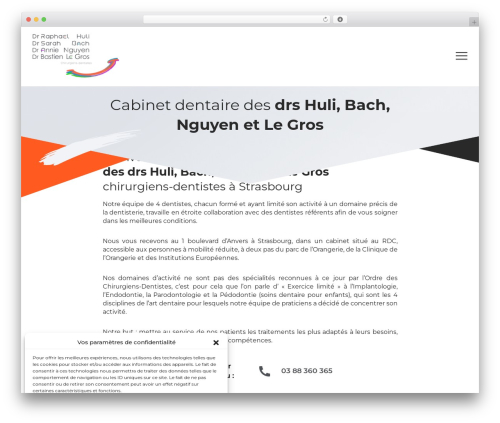 WordPress theme Mediweb - dr-raphael-huli.chirurgiens-dentistes.fr