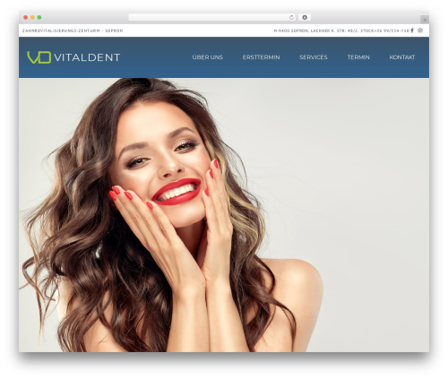 WordPress theme Theme23 - vitaldent.at