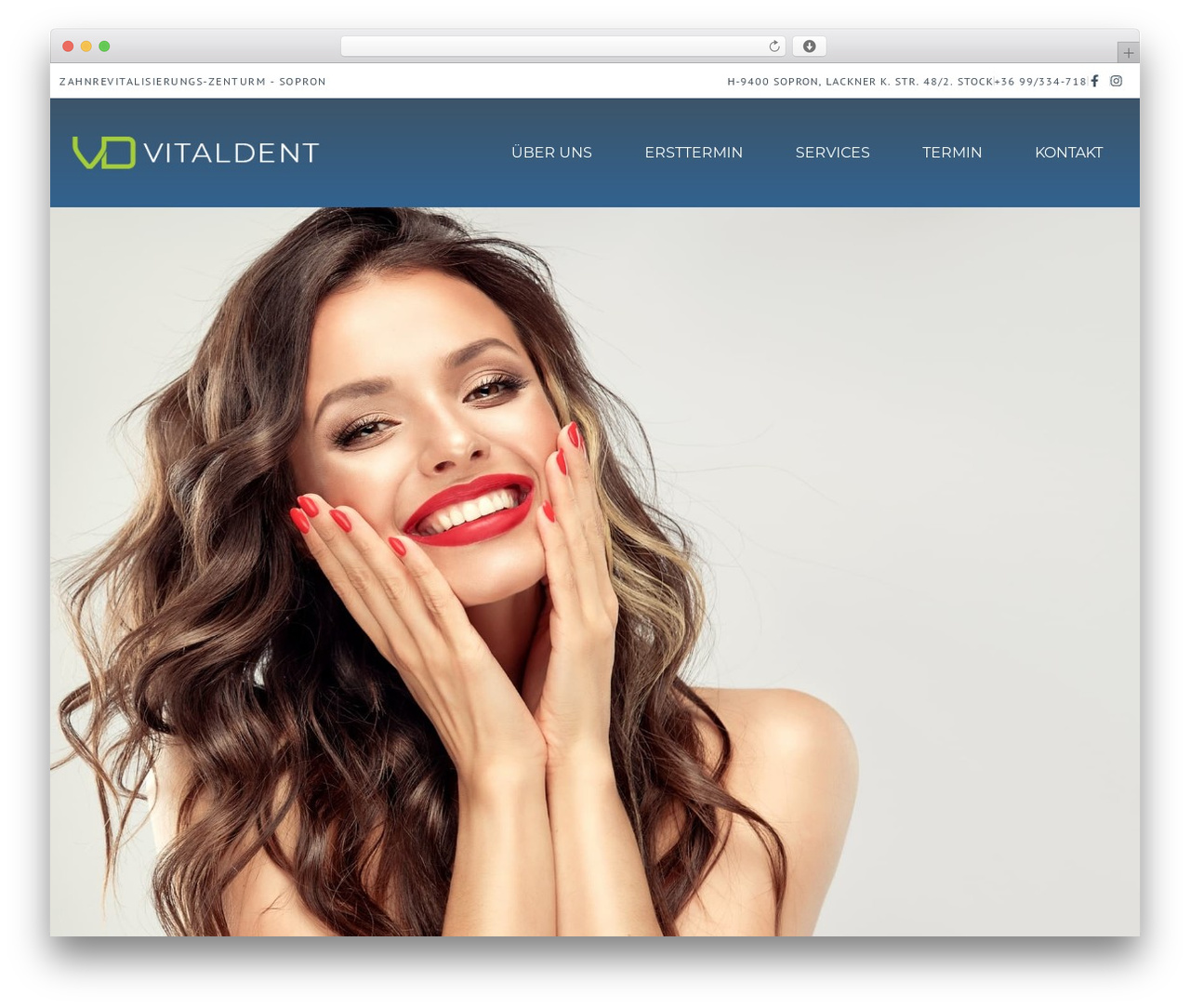 WordPress theme theme23 - vitaldent.at