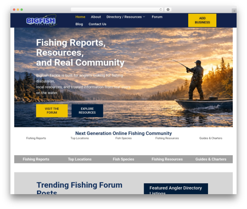 Astra template exporter WordPress plugin - bigfishtackle.com