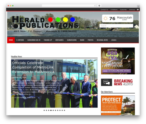 Webads admin WordPress plugin - heraldpubs.com