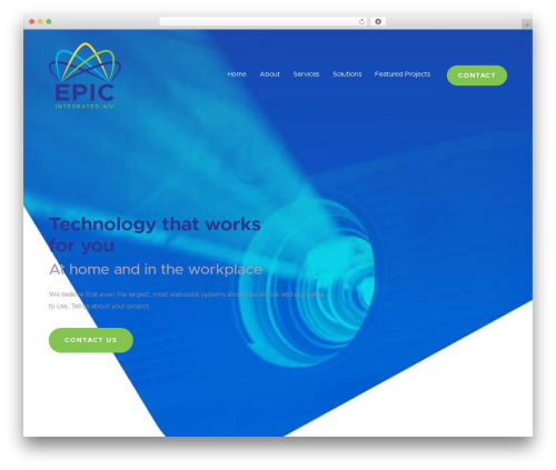 Best WordPress theme Epic AV - epic-iav.com