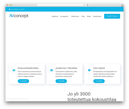 Best WordPress theme Techit - avconcept.fi