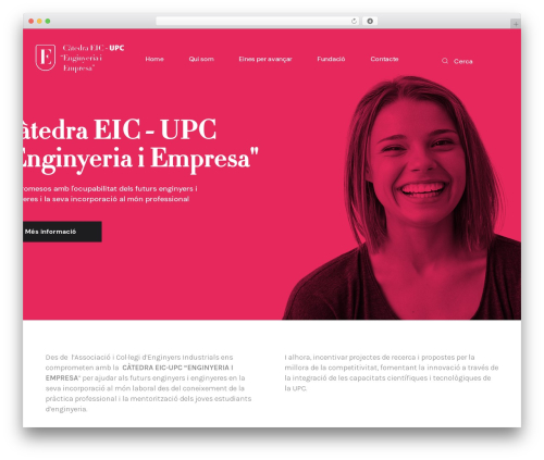 Best WordPress theme WebOn - catedraeicupc.cat