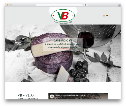 Caseificio VB theme WordPress - caseificiovb.com